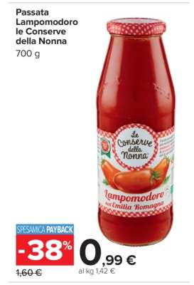 Passata Lampomodoro Le Conserve della Nonna