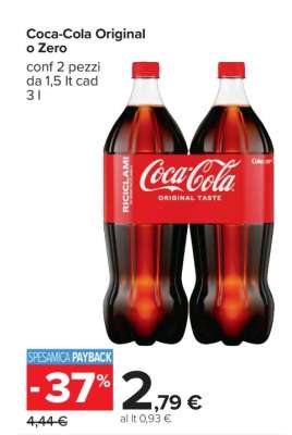 Coca-Cola Original o Zero
