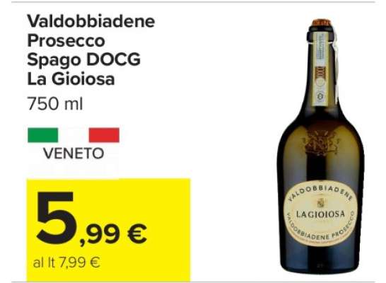 Valdobbiadene Prosecco Spago DOCG La Gioiosa