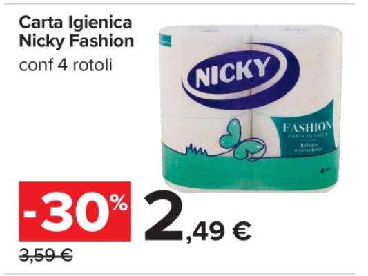 Carta Igienica Nicky Fashion