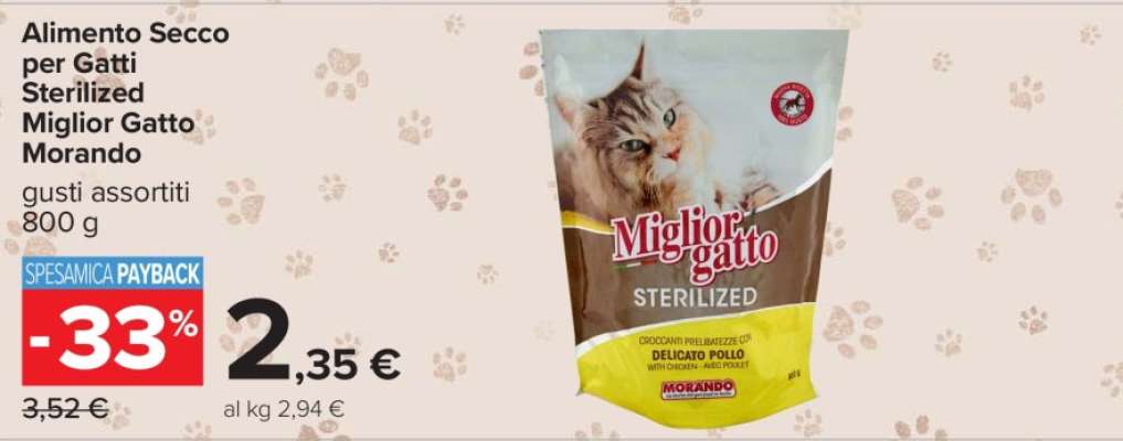 Alimento Secco per Gatti Sterilized Miglior Gatto Morando