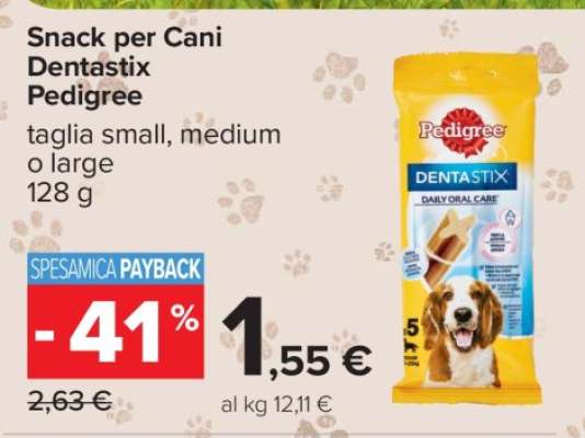 Snack per cani Dentastix Pedigree