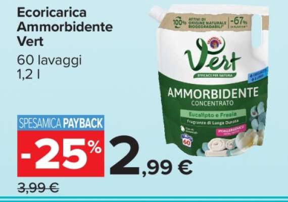 Ecoricarica Ammorbidente Vert