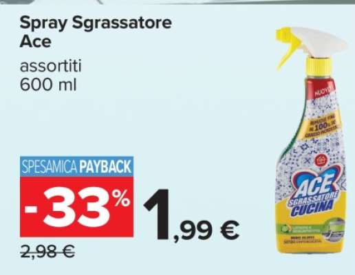 Spray Sgrassatore Ace