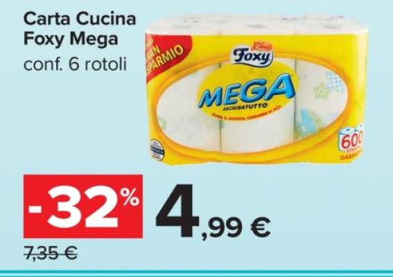 Carta Cucina Foxy Mega