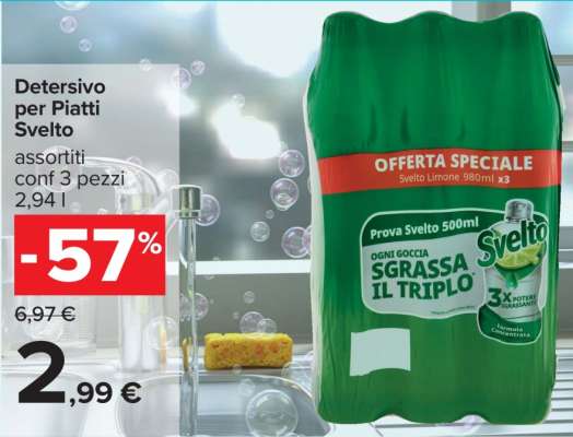 Detersivo per Piatti Svelto