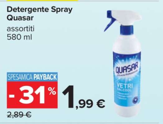 Detergente Spray Quasar