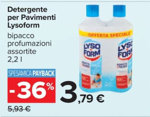 Detergente per Pavimenti Lysoform