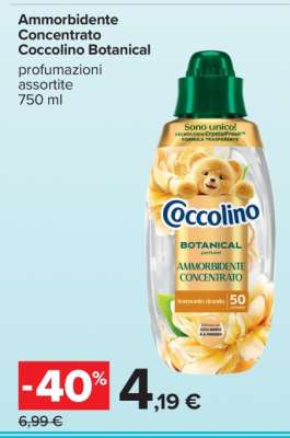 Ammorbidente Concentrato Coccolino Botanical