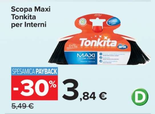 Scopa Maxi Tonkita per Interni