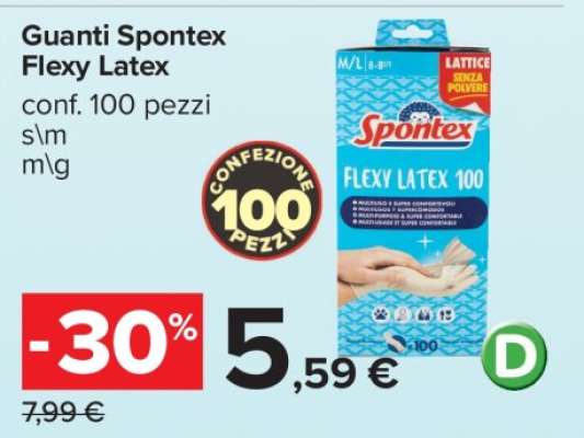 Guanti Spontex Flexy Latex