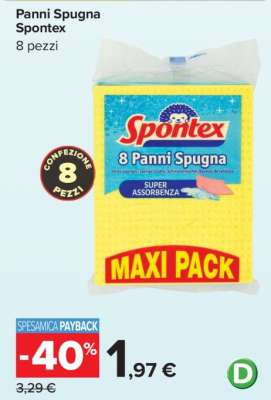 Panni Spugna Spontex