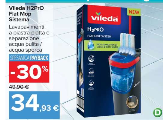 Vileda H2PRO Flat Mop Sistema