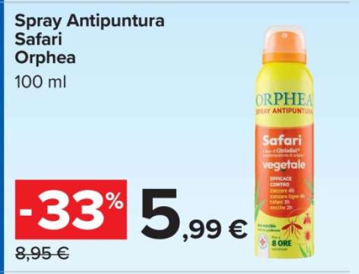 Spray Antipuntura Safari Orphea