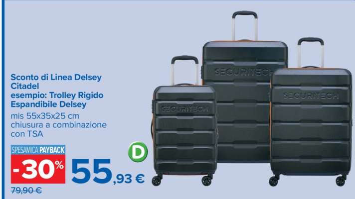Trolley Rigido Espandibile Delsey