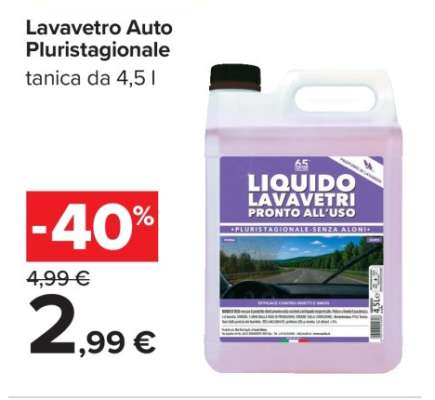 Lavavetro Auto Pluristagionale
