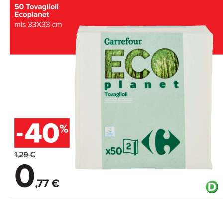 50 Tovaglioli Ecoplanet