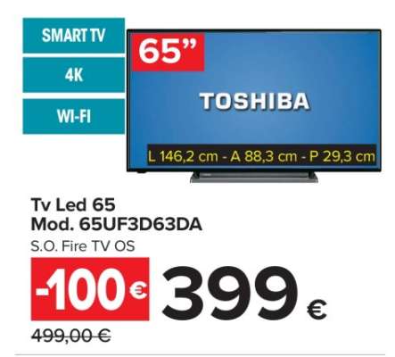 Tv Led 65 Mod. 65UF3D63DA