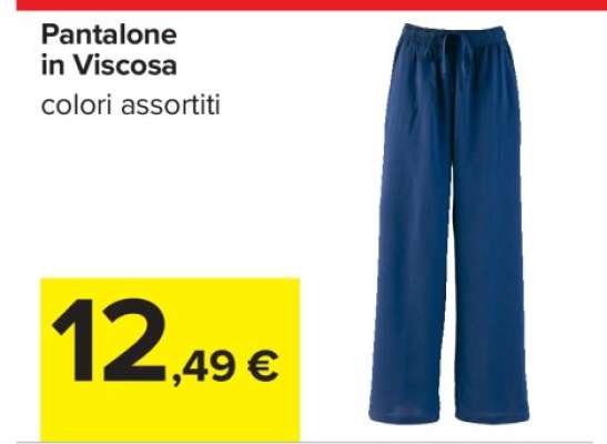 Pantalone in Viscosa