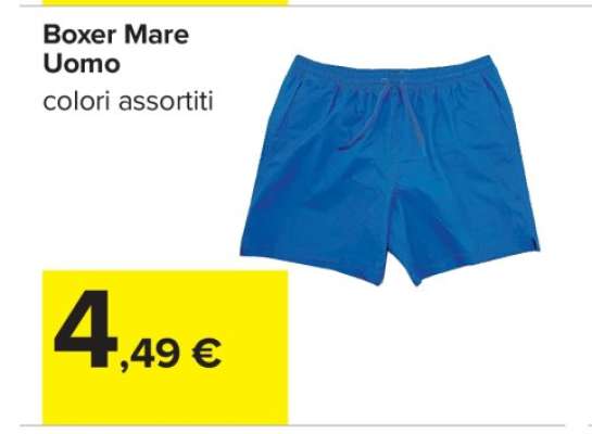 BOXER MARE UOMO