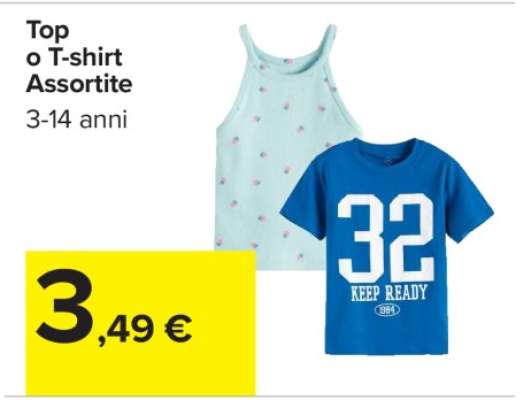 Top o T-shirt Assortite
