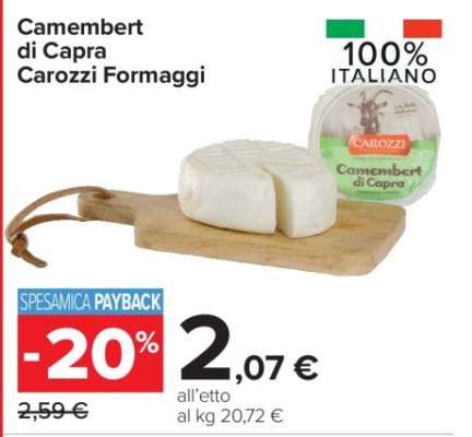 Camembert di Capra Carozzi Formaggi