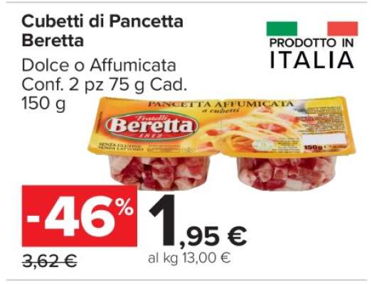 Cubetti di Pancetta Beretta