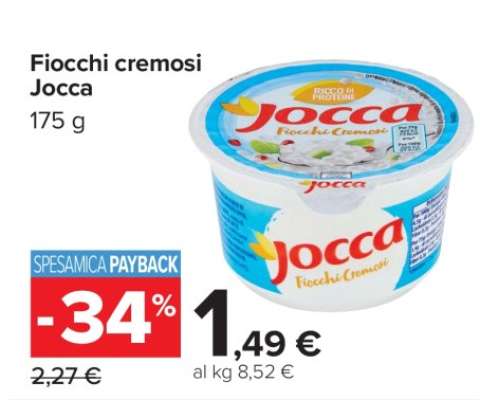 FIOCCHI CREMOSI JOCCA
