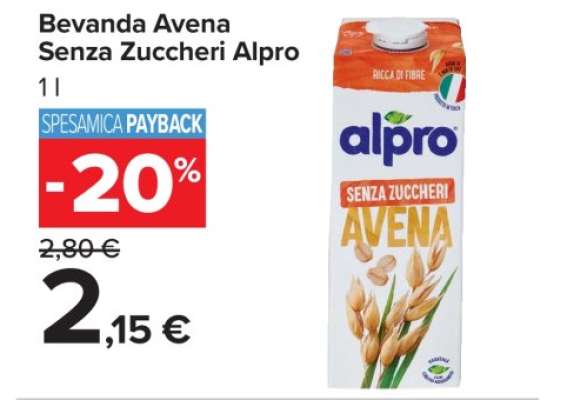 Bevanda Avena Senza Zuccheri Alpro
