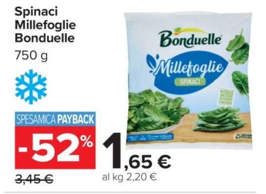 Spinaci Millefoglie Bonduelle