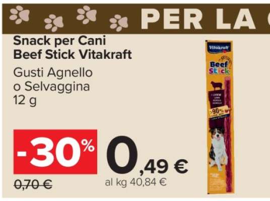 Snack per Cani Beef Stick Vitakraft