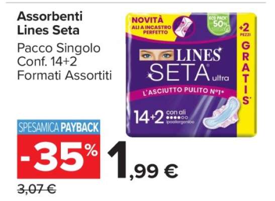 ASSORBENTI LINES SETA