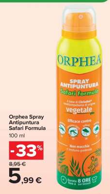 Orphea Spray Antipuntura Safari Formula