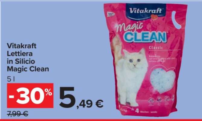 Vitakraft Lettiera in Silicio Magic Clean