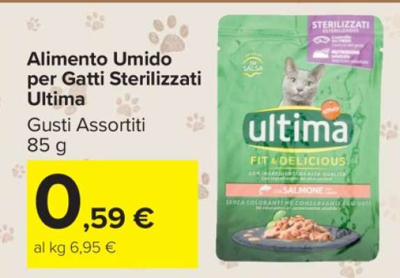 Alimento Umido per Gatti Sterilizzati Ultima