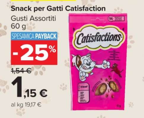 Snack per gatti Catisfaction
