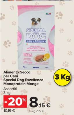 Alimento Secco per Cani Special Dog Excellence Monoprotein Monge