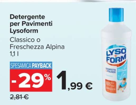 Detergente per Pavimenti Lysoform