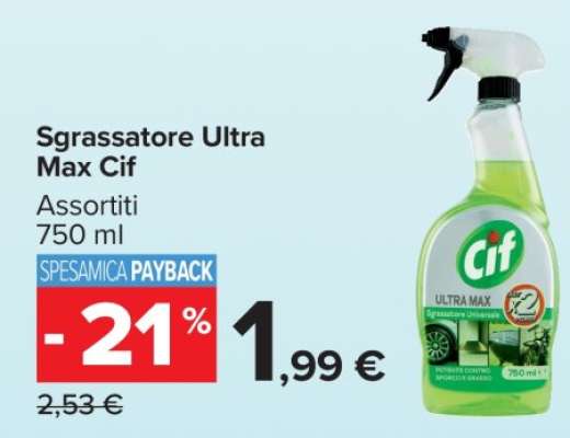 Sgrassatore Ultra Max Cif