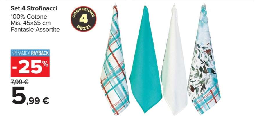 Set 4 Strofinacci
