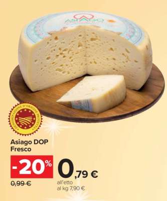 Asiago DOP Fresco