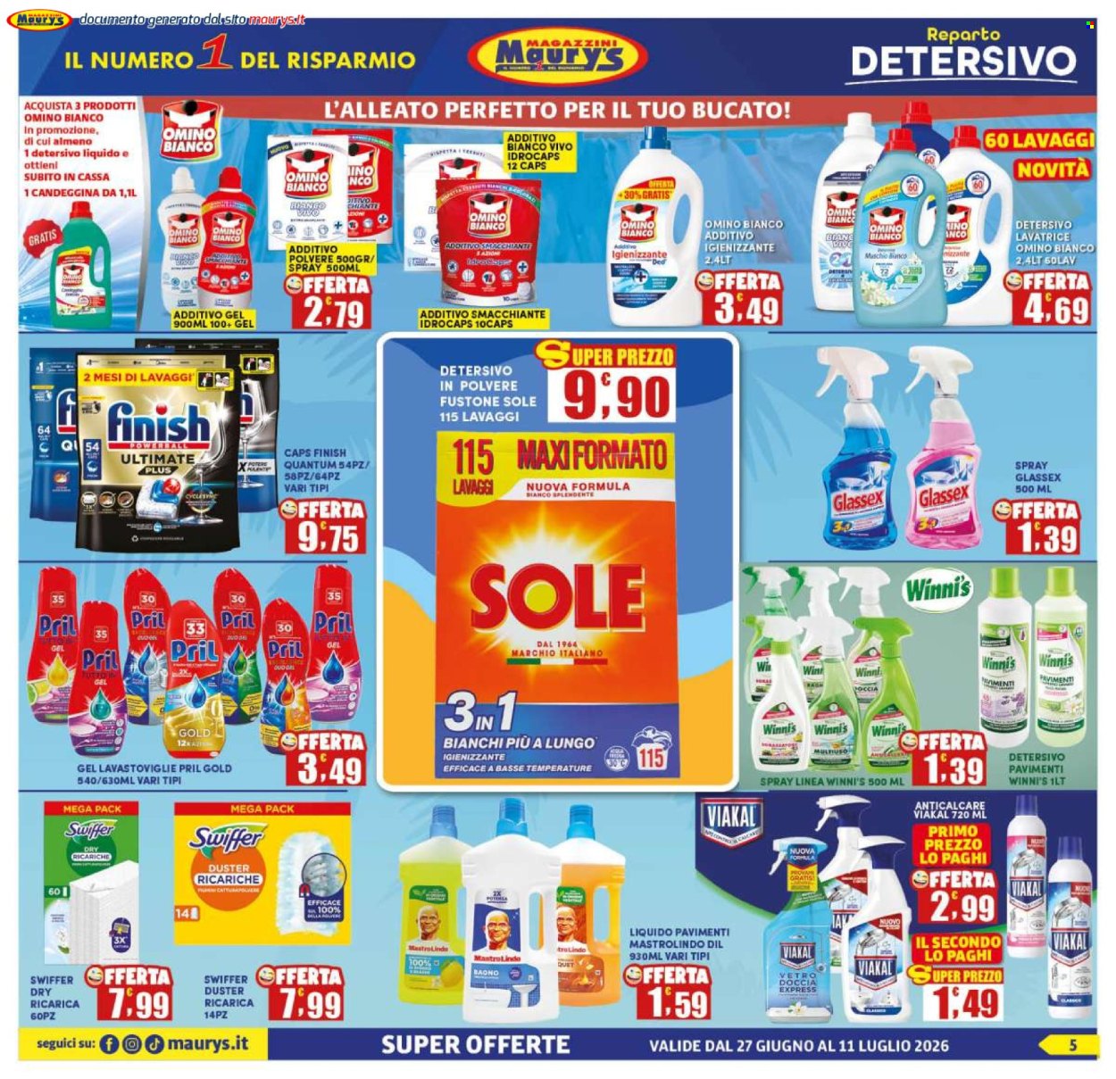 Volantino Maury's - 27/6/2026 - 11/7/2026. Pagina 5