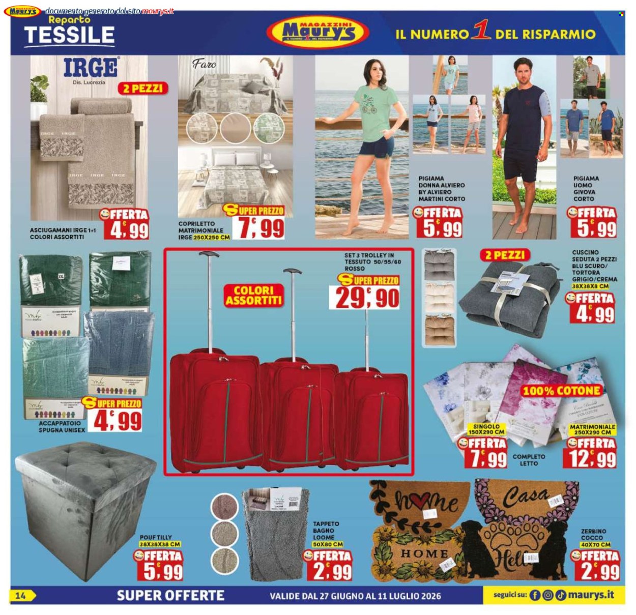 Volantino Maury's - 27/6/2026 - 11/7/2026. Pagina 14