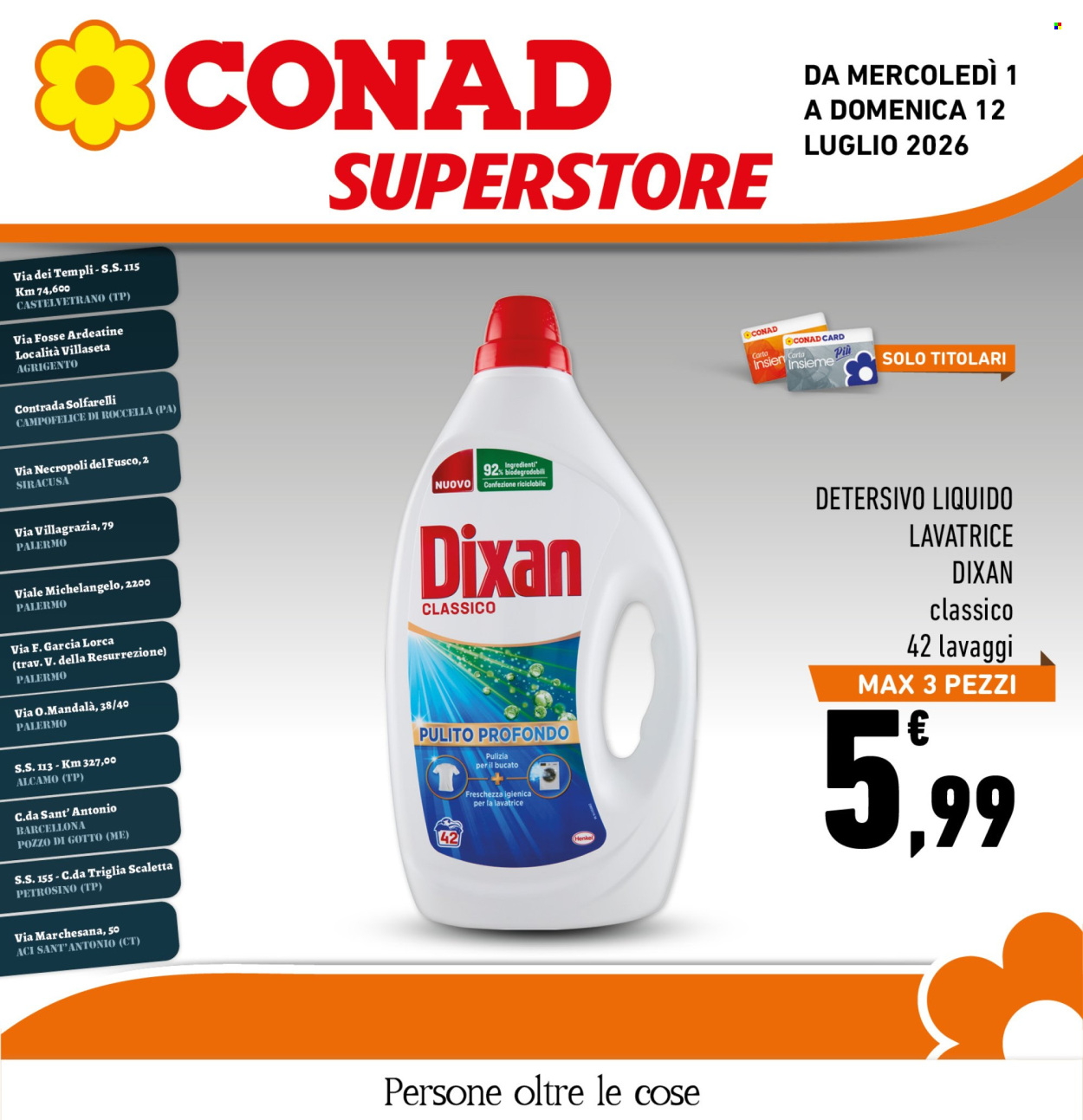 Volantino Conad Superstore - 1/7/2026 - 12/7/2026. Pagina 1
