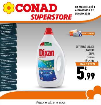 Volantino Conad Superstore - 1/7/2026 - 12/7/2026.