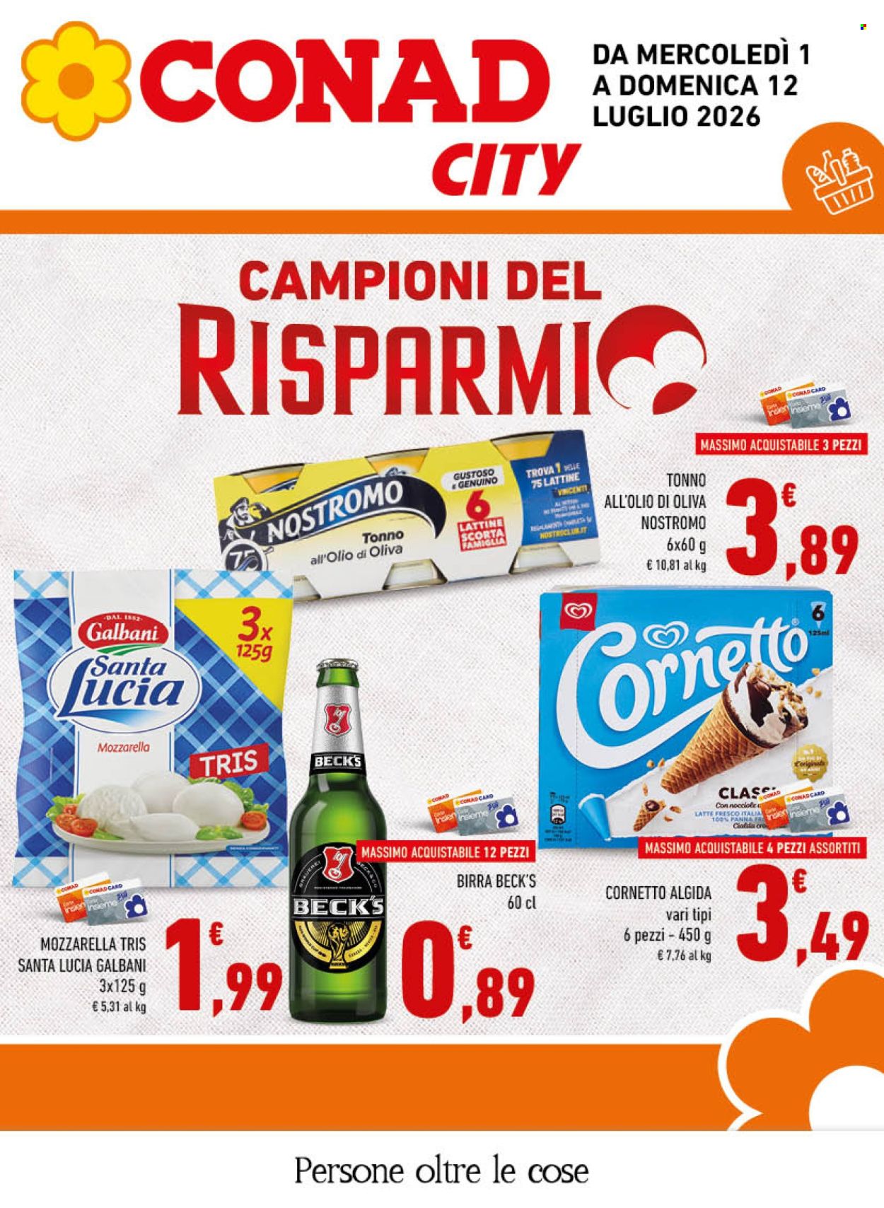 Volantino Conad - 1/7/2026 - 12/7/2026. Pagina 1