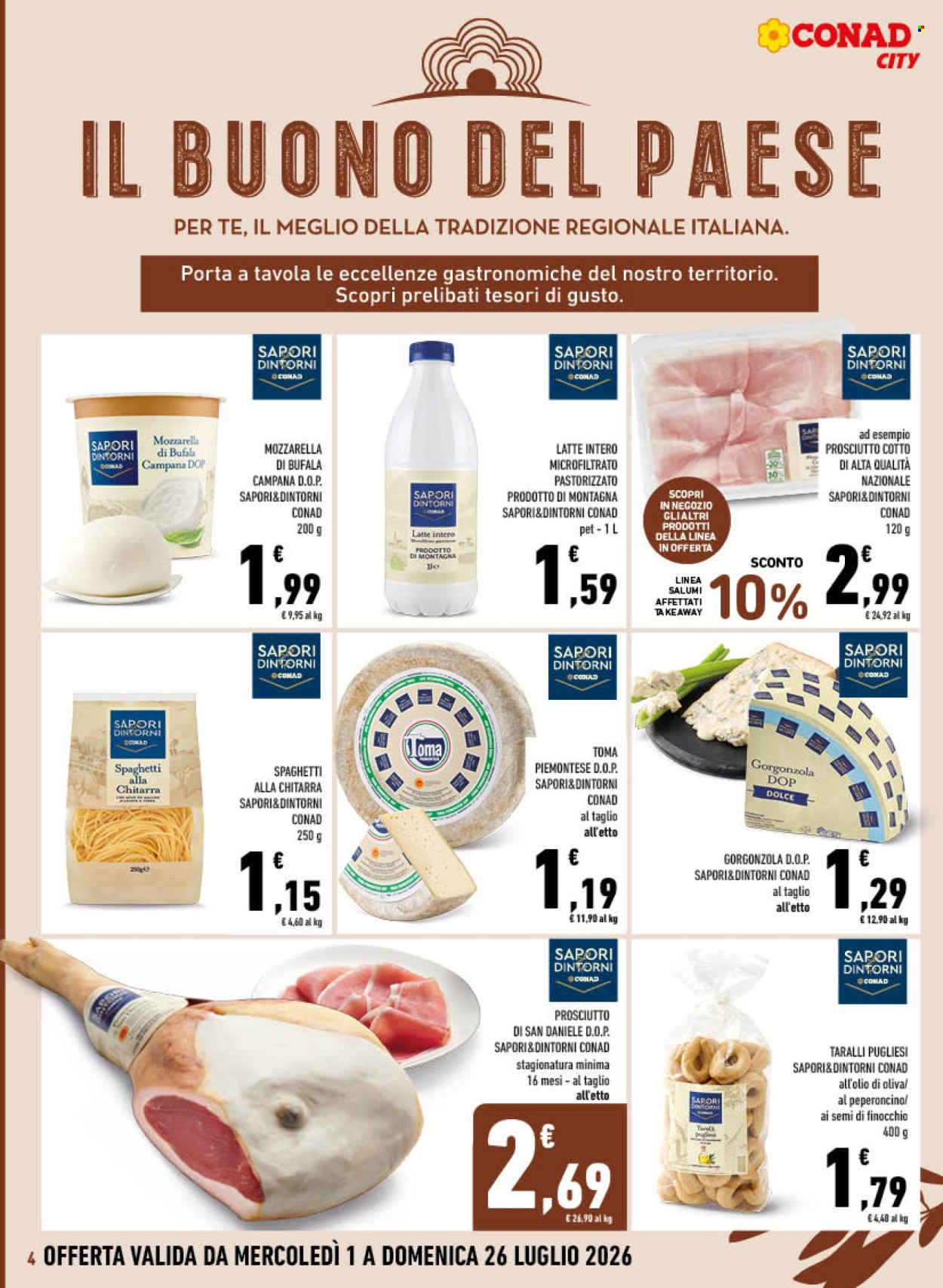 Volantino Conad - 1/7/2026 - 12/7/2026. Pagina 4
