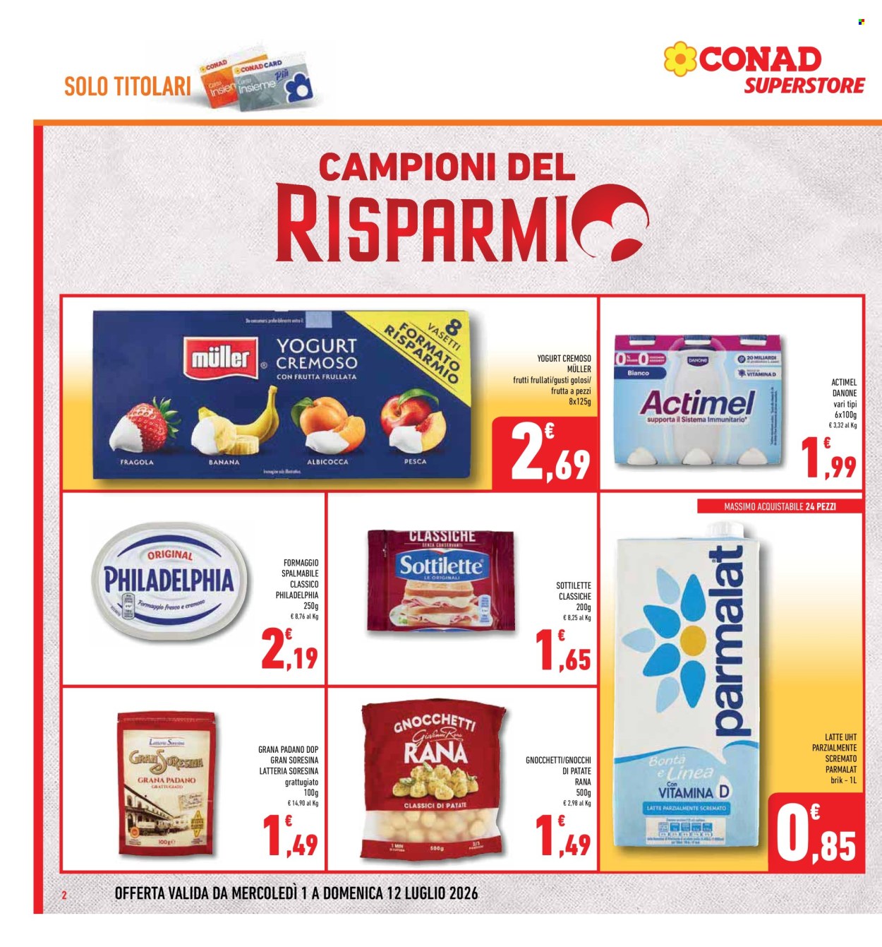 Volantino Conad - 1/7/2026 - 12/7/2026. Pagina 2