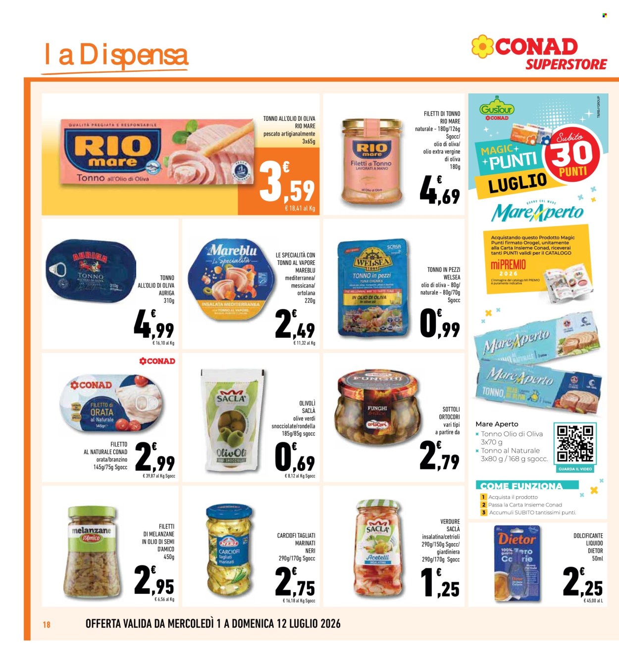 Volantino Conad - 1/7/2026 - 12/7/2026. Pagina 18