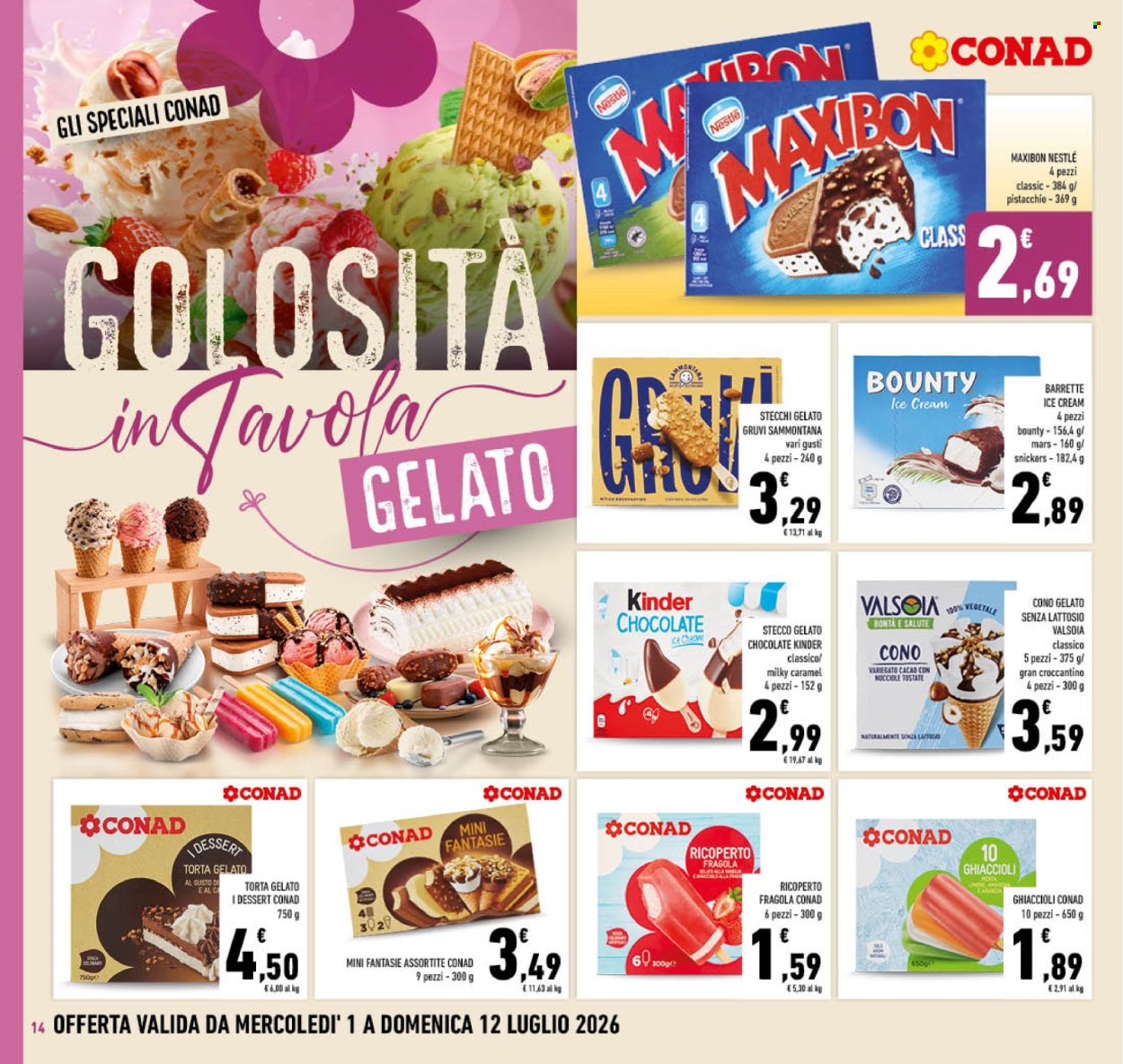 Volantino Conad - 1/7/2026 - 12/7/2026. Pagina 14